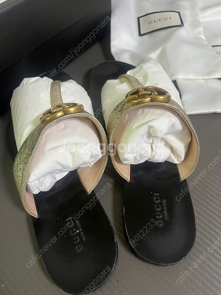 구찌 GUCCI 정품 슬리퍼 쪼리 38사이즈(240-2...--4