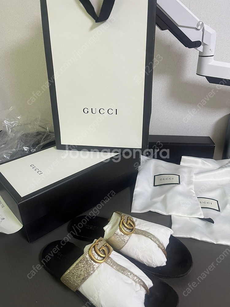 구찌 GUCCI 정품 슬리퍼 쪼리 38사이즈(240-2...--5