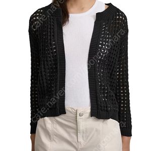 DKNY 크로쉐 가디건 스몰