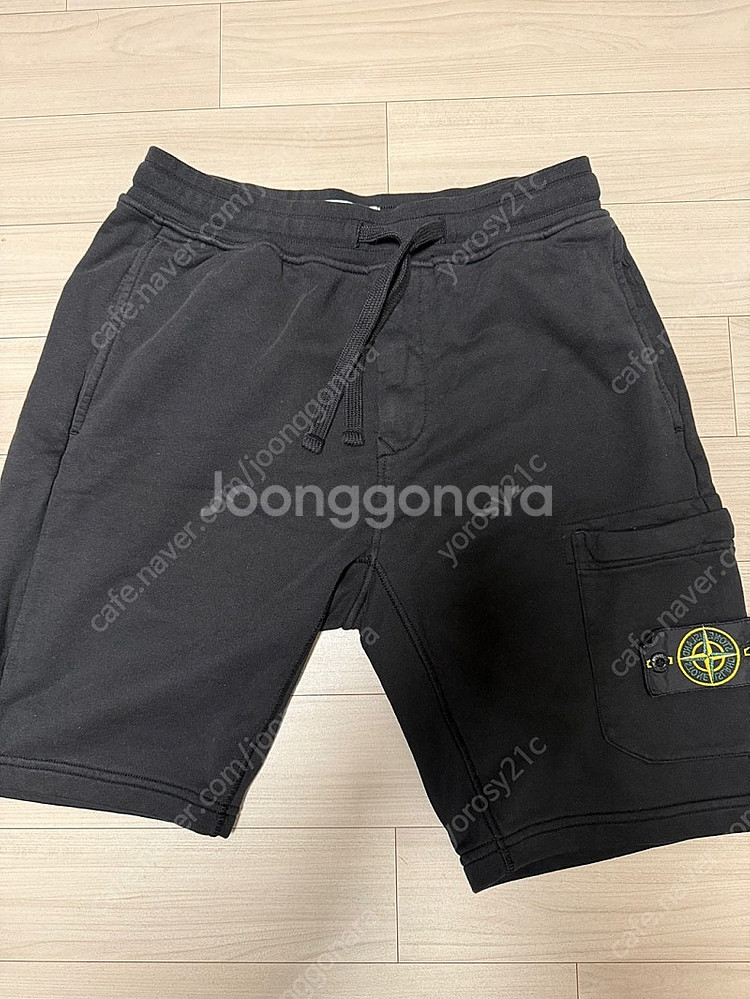 스톤아일랜드 24ss 코튼플리스 카고버뮤다 반바지 (실착 2회)--0