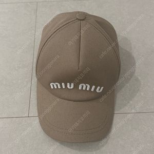 미우미우 베이스볼 캡 모자 m사이즈
