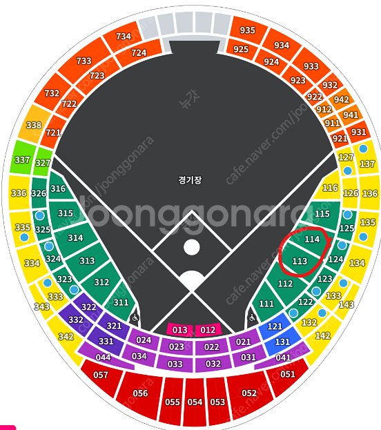 8/6(수) 8/7(목) 롯데 vs 기아 1루 내야필드...--0