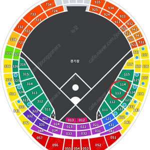 8/6(수) 8/7(목) 롯데 vs 기아 1루 내야필드석 단석