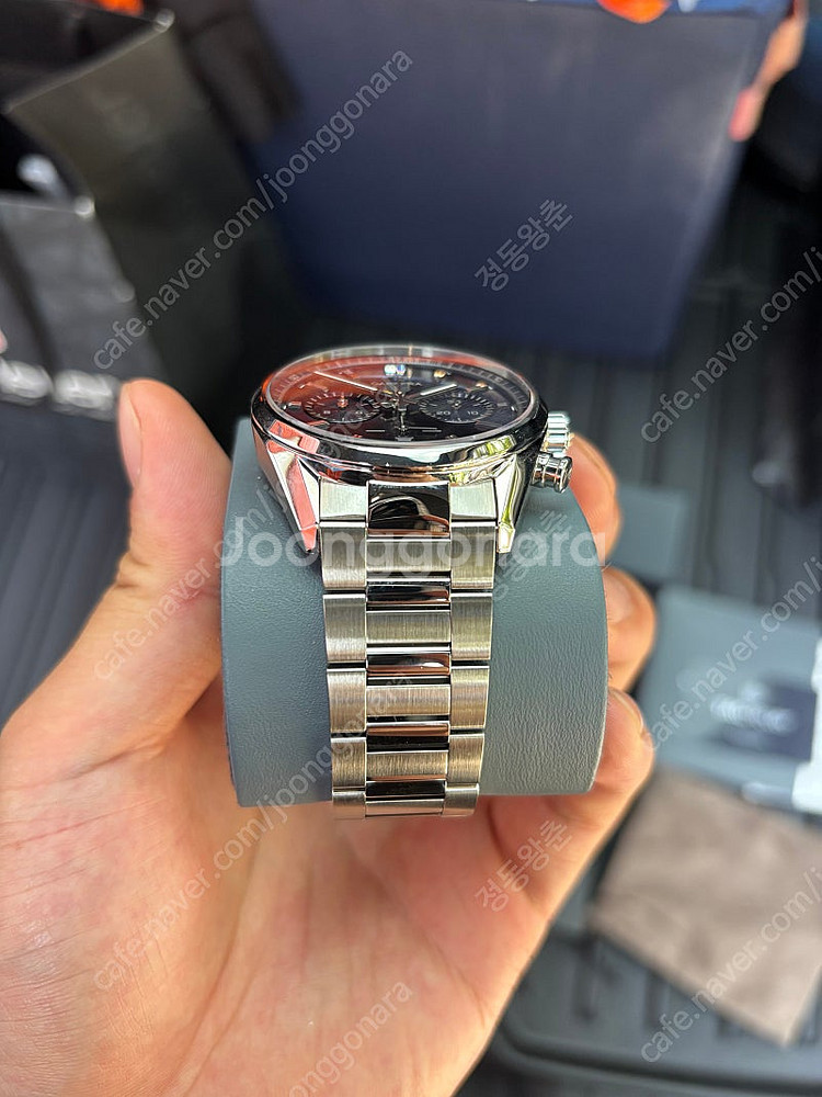 태그호이어 까레라 호이어02 크로노그래프 청판 42mm--3