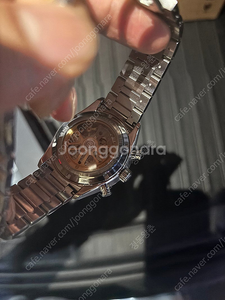 태그호이어 까레라 호이어02 크로노그래프 청판 42mm--7