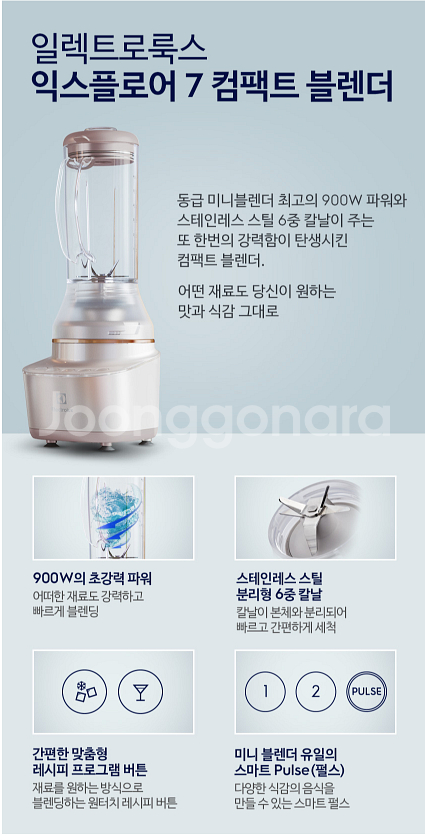 일렉트로룩스 0.6리터 블렌드 e7cb1-86sm (후...--2