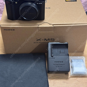 후지필름 X-M5 블랙 15-45 번들렌즈 키트