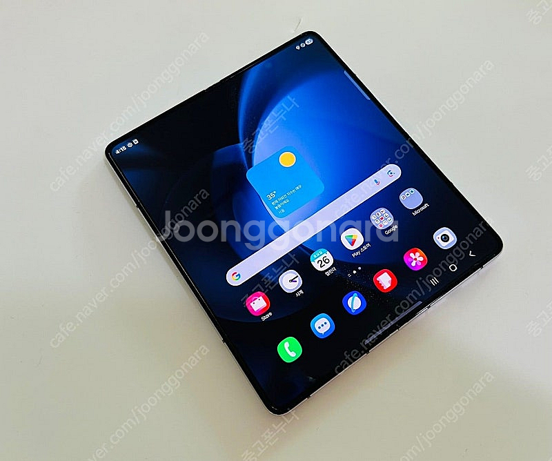 갤럭시 폴드5 512GB 특S급 기스찍힘없음 블루 중고...--7