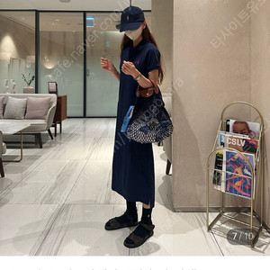 (한정판)폴로 랄프로렌 여성 메쉬 피케셔츠 카라 롱원피스 롱스커트