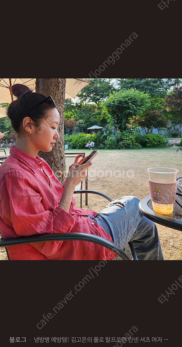 (택채새옷)김고은 폴로 랄프로렌 우먼 여성 릴렉스핏 린...--0
