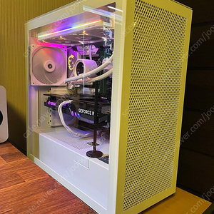 NZXT H7 FLOW 화이트 + FSP HYDRO PTM 1000W 플래티넘