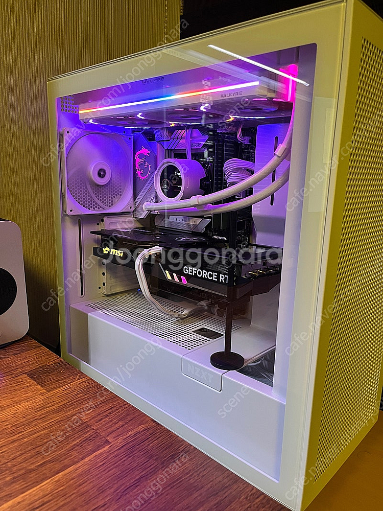 NZXT H7 FLOW 화이트 + FSP HYDRO P...--6