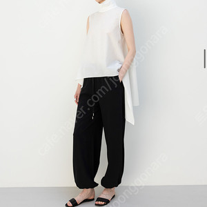 R2W Rocky light wide jogger PT, 레디투웨어 로키 라이트 와이드 조거 팬츠 블랙 S