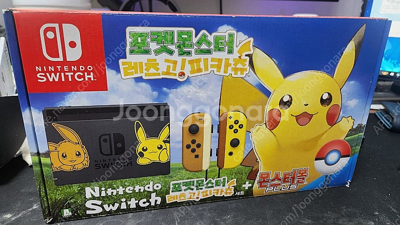 닌텐도 스위치 포켓몬 에디션 + 512gb sd카드--0