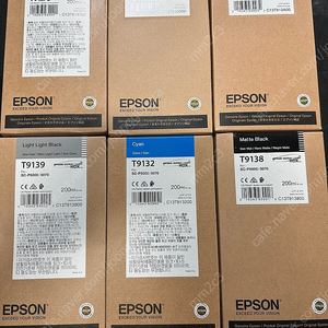 EPSON 정품 잉크 엡손 SC-P5000 잉크 T9132 /T 913A / T9135 / T9137 / T9138 / T9139 6개 일괄
