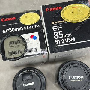 캐논 정품 EF50.4 (쩜사) / EF85.8 (애기만두) 팝니다