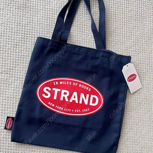 스트랜드 북스토어 에코백 네이비 strand bookstore