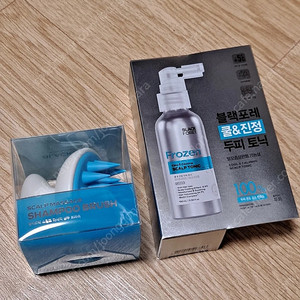 블랙포레 쿨&진정 두피 토닉 100ml + 샴푸 브러쉬