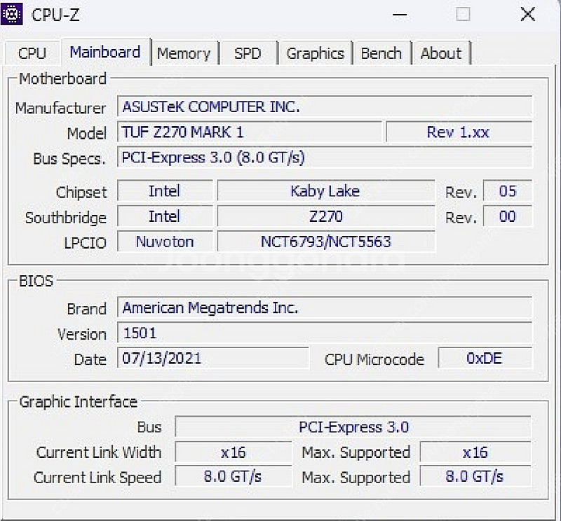 i7-7700k tuf z270 ddr4 64gb--5