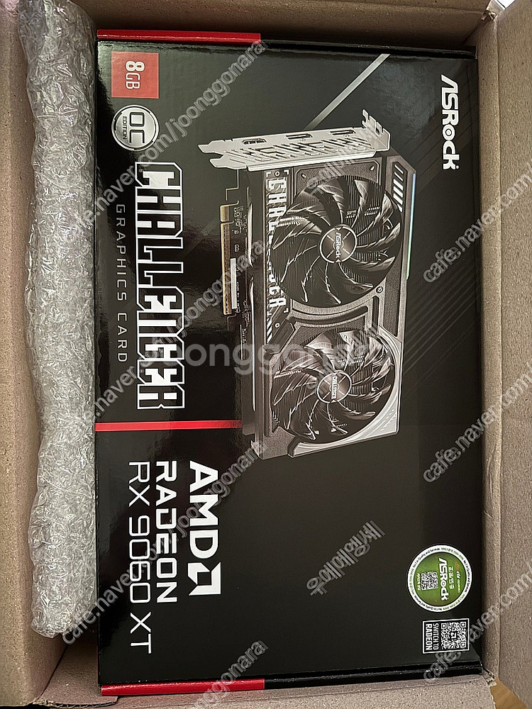 애즈락 라데온 9060 xt 8g 챌린져 미개봉--0
