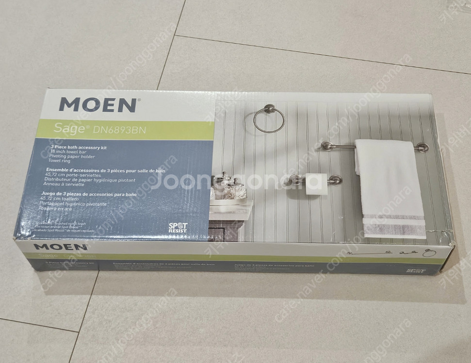 새상품) 모엔(Moen) 호텔 등급 욕실 액세서리 3피...--2