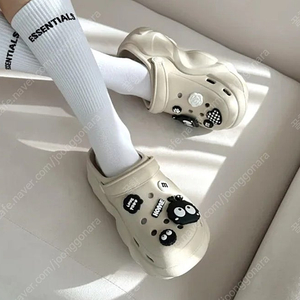 키높이 여름 샌들 크록스 스타일