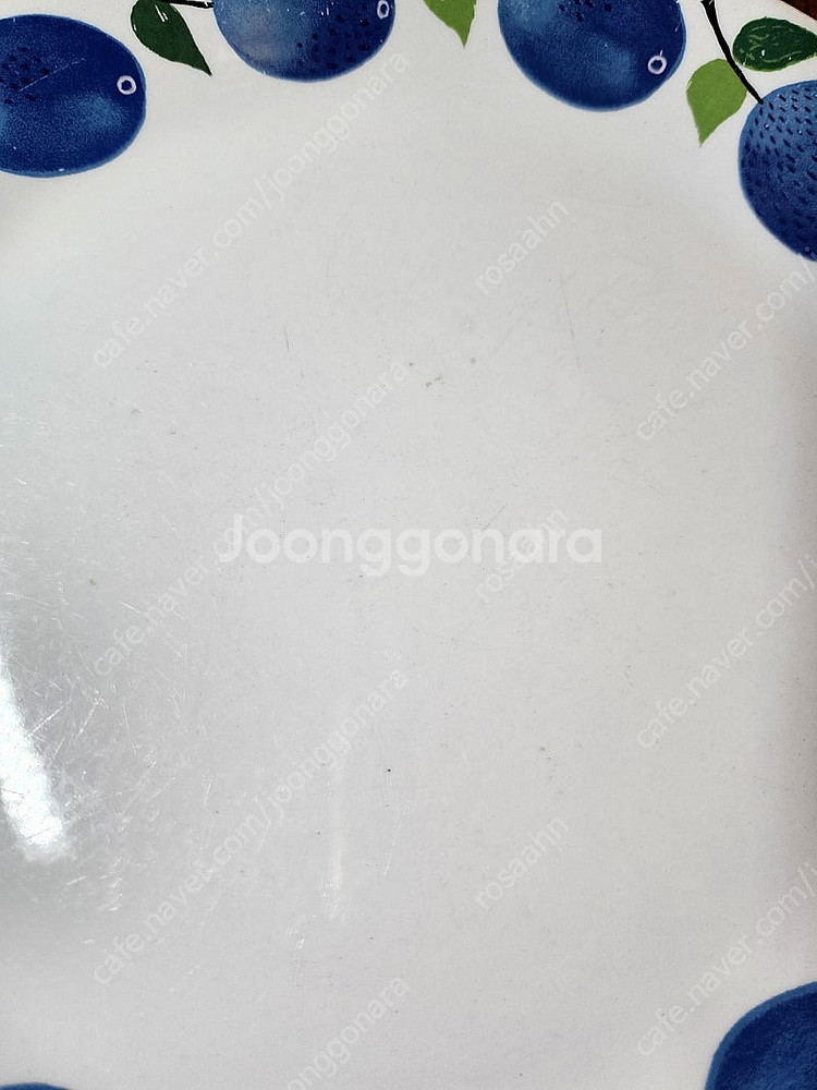 북유럽 빈티지 스웨덴 구스타브스베리 푸르너스 디너 접시--4