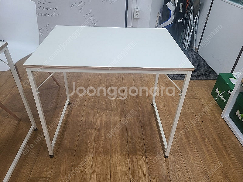 화이트 테이블 (60x80)+ 한샘화이트의자 세트 판매...--4