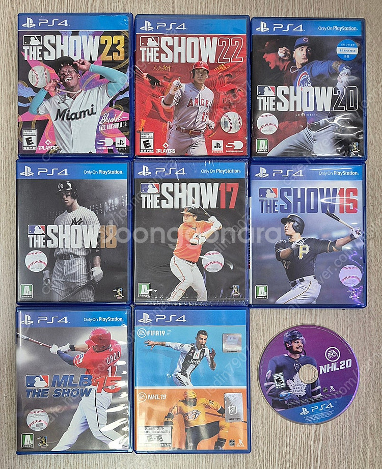 MLB 더쇼 20 18 17 16 15 피파19/NHL...--0