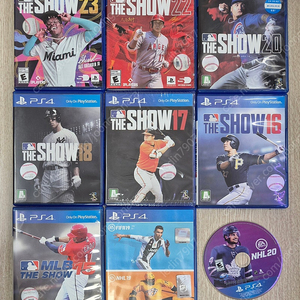 MLB 더쇼 20 18 17 16 15 피파19/NHL19 합본, NHL20