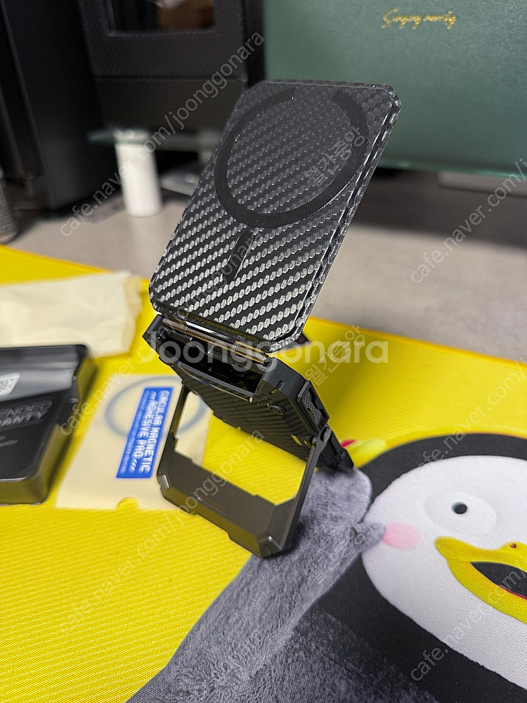 (새상품) supcase 아이폰 맥세이프 마그네틱 삼각...--4