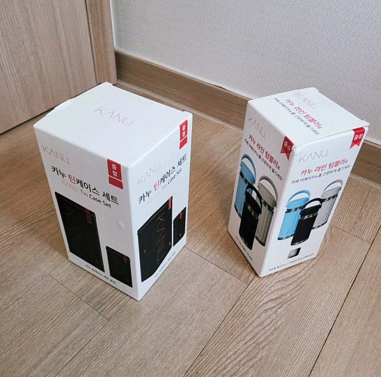(미개봉)카누 텀블러 3박스+틴케이트 1박스--9