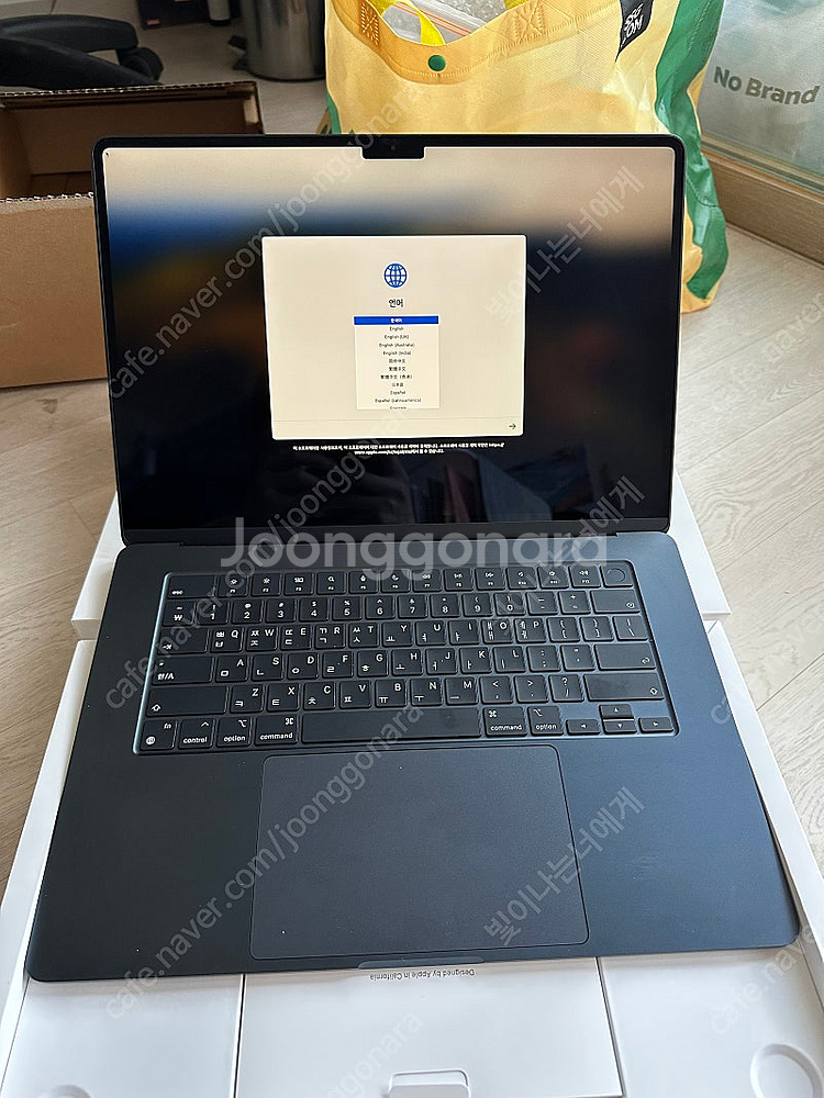 맥북에어 M2 15인치 8GB 256GB 미드나이트 풀...--3