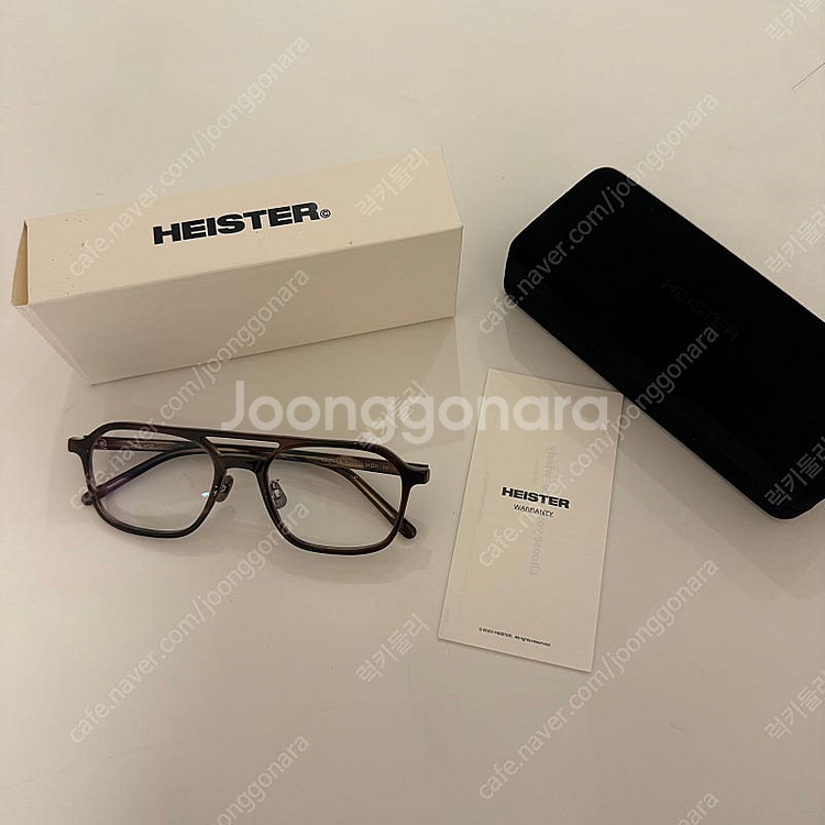 하이스터 테드(브라운) 긱시크스타일 안경 팝니다--0