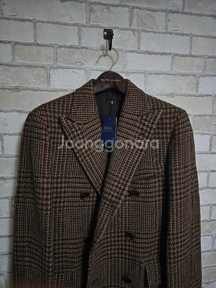 폴로 랄프로렌 이태리 류준열 트위드 글렌 플레이드 폴로...--4