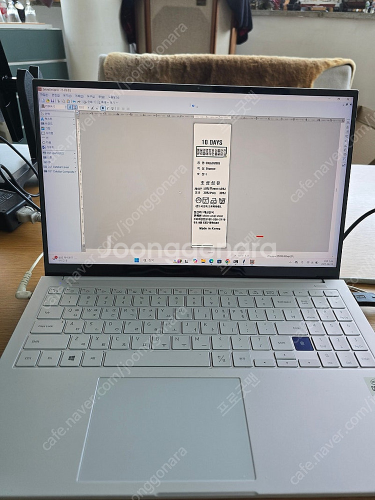 지브라ZD500 300dpi 바코드 케어라벨프린터 새제...--2