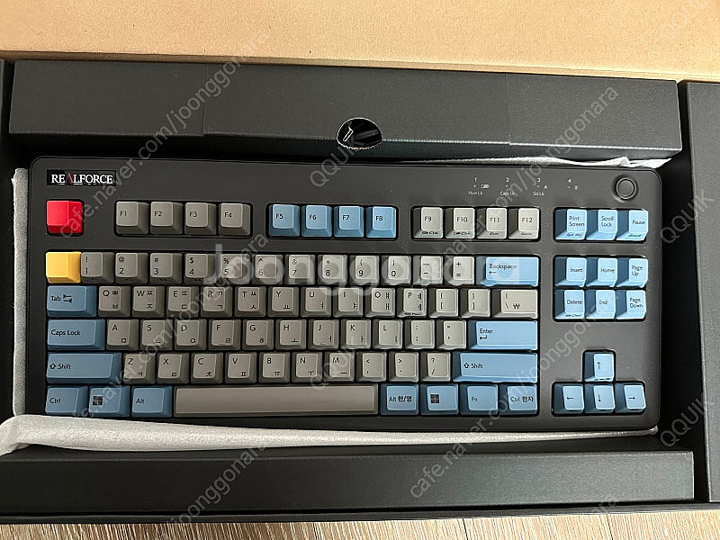 리얼포스 R3 TL BT 그레이블루 저소음 APC 30...--0