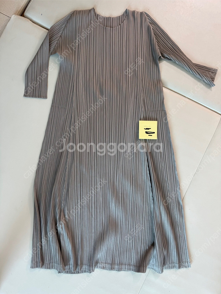 플리츠플리즈 멜로우 원피스 그레이지 4--1