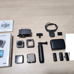 Dji 오즈모 액션2 신형 듀얼스크린 신품 128g (셀피 삼각대 추가)