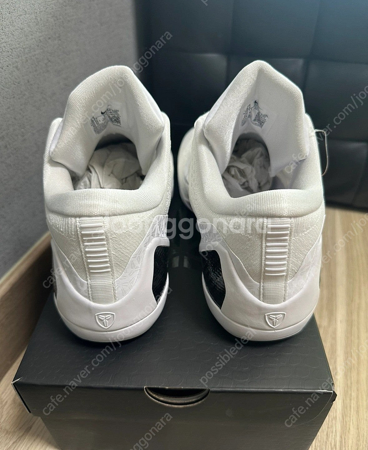 코비9 엘리트 로우 265 화이트 새제품--2