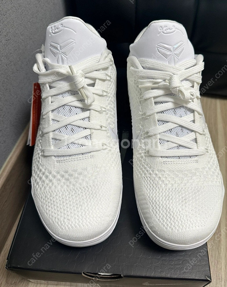 코비9 엘리트 로우 265 화이트 새제품--5