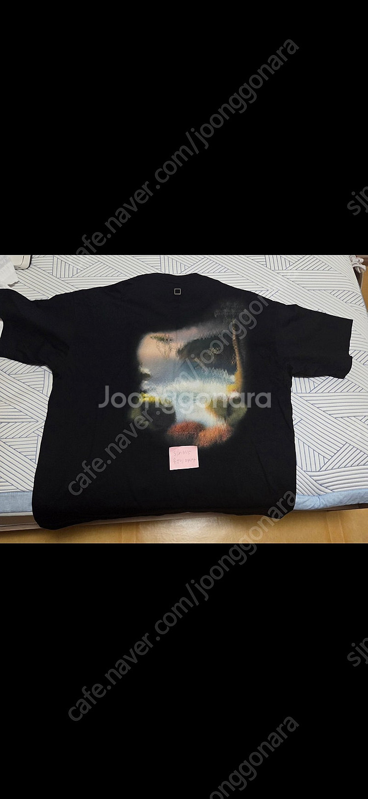 우영미 블러티셔츠블랙--1