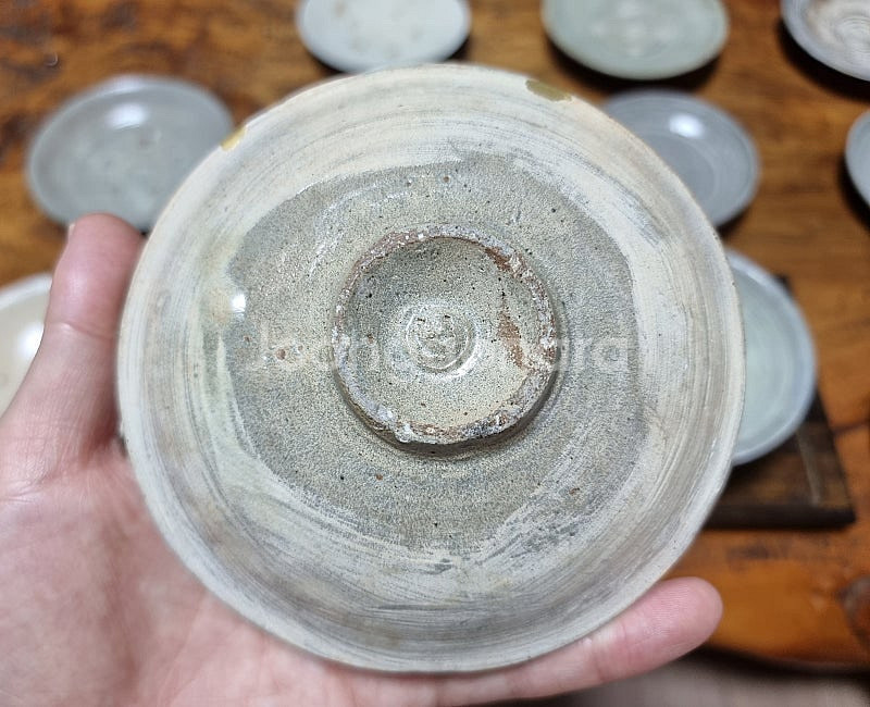 고미술품 조선시대 초기 분청사기 계룡산 학봉리 평잔--3