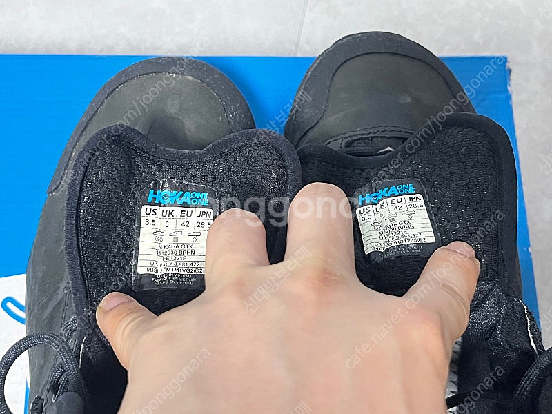 호카 오네오네 카하 GTX 블랙 265 사이즈--9