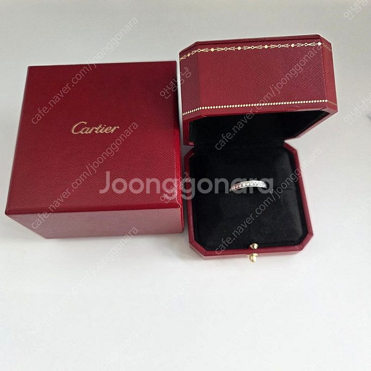 까르띠에 정품 반지 케이스--1