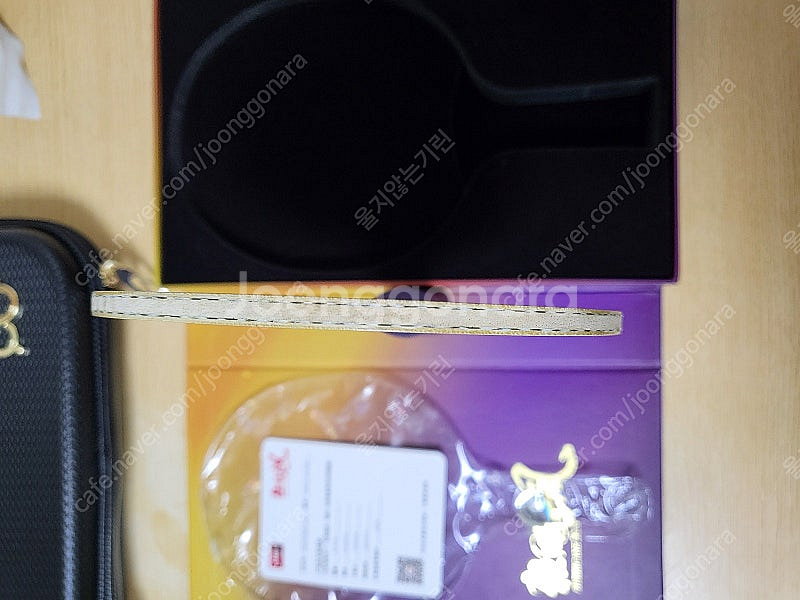 DHS허리케인선(쑨잉샤)91g 탁구라켓, 2회 사용품 ...--5