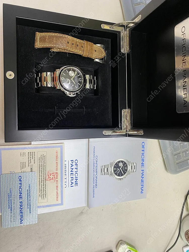 파네라이 126 40mm pam00126 브레이슬릿 파워리져브 올드팸 이미지