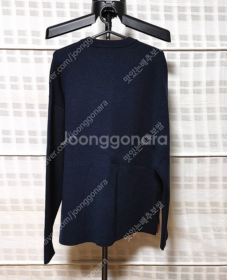 (LF ILCORSO) 일꼬르소 네이비 오버핏 니트 9...--1