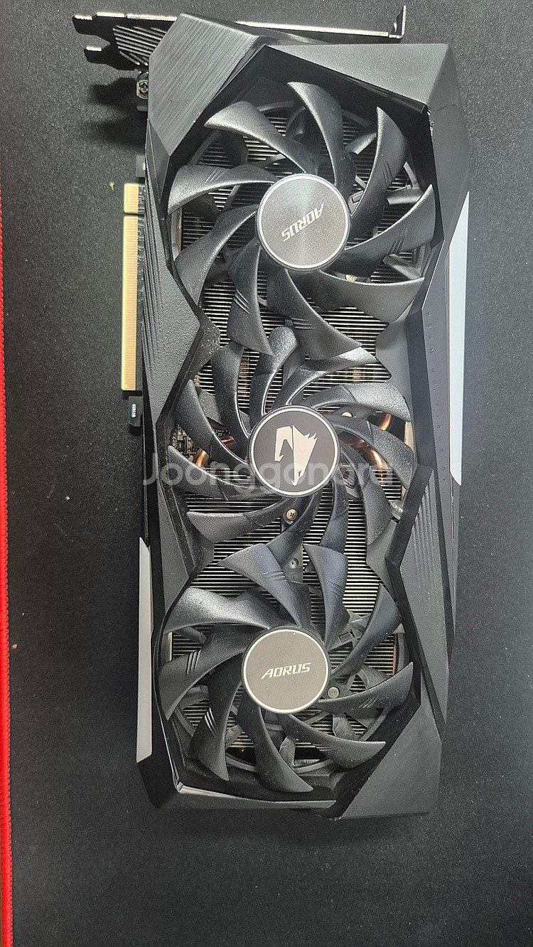 기가바이트 RTX3060ti 어로스 3팬 중고 그래픽카...--0