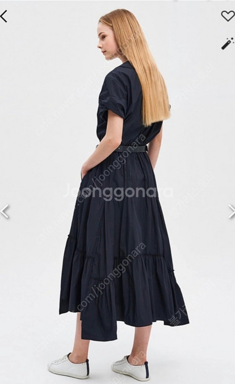한섬 타임 19ss 원피스55사이즈--1